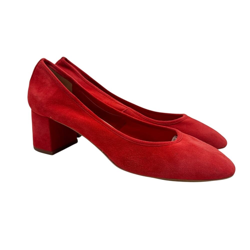 Minelli Suede Block Heel Pumps